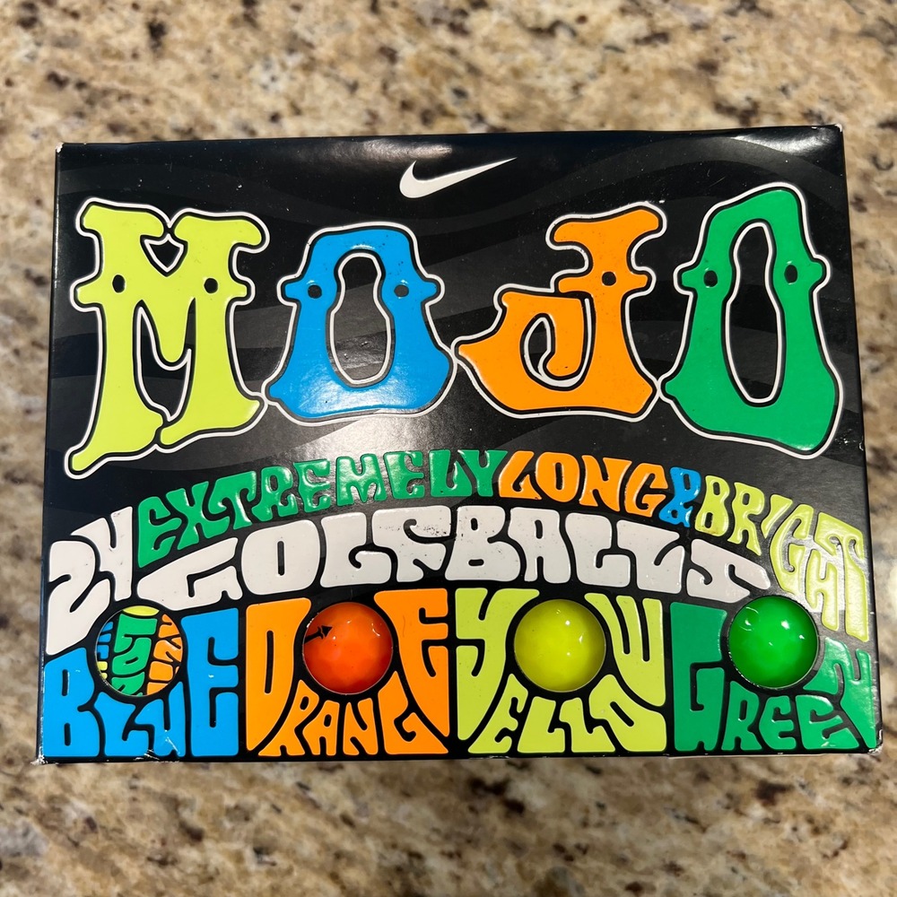 Nike Mojo Golf Balls 24 Count Multi Color Blue Orange Yellow Green GL9103-901